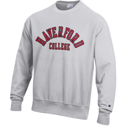 Crew Champion Reverse Weave Black - Haverford College Bookstore